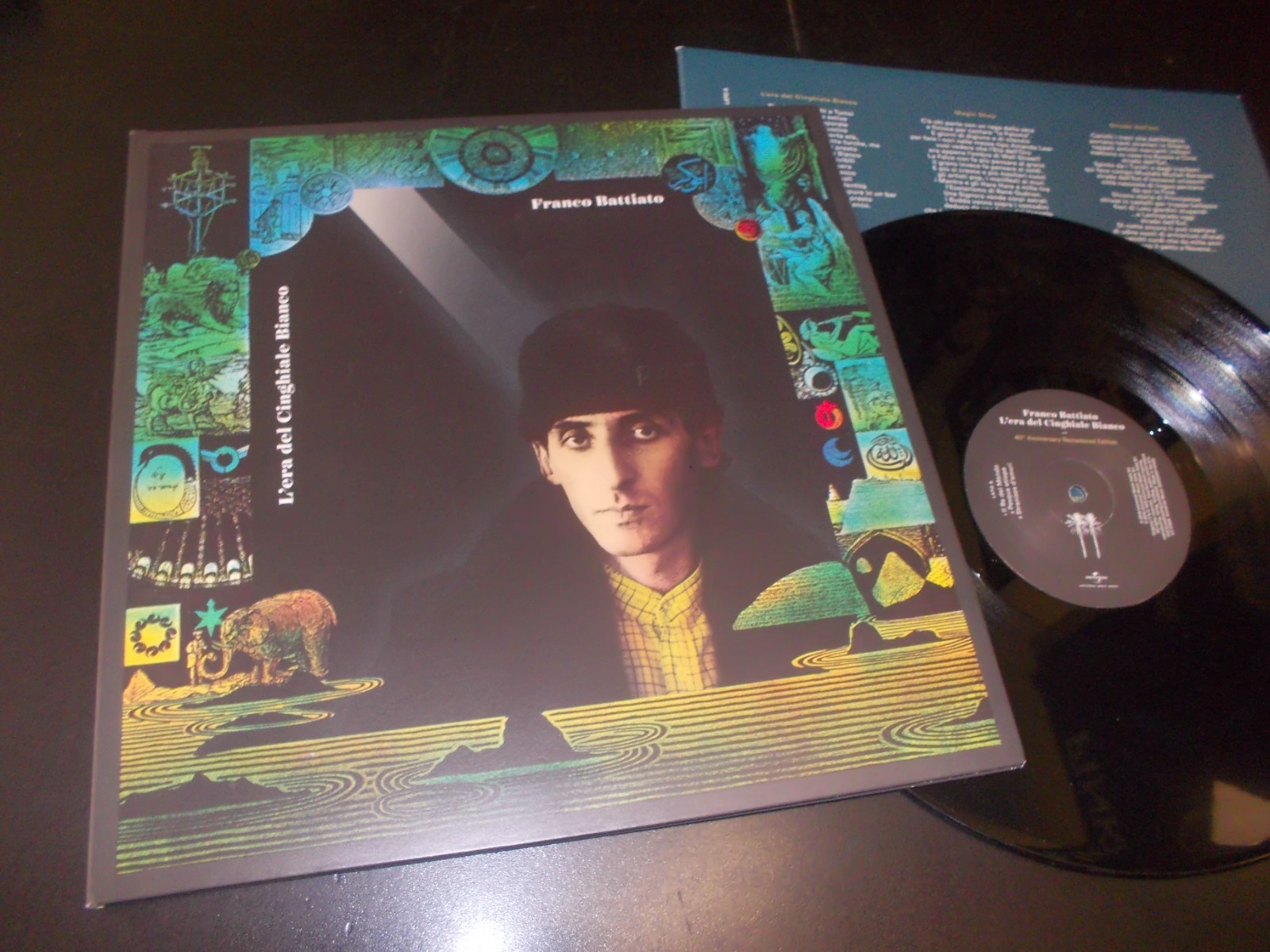 Franco Battiato "L'Era Del Cinghiale Bianco" LP g/f inner  Universal Music Group