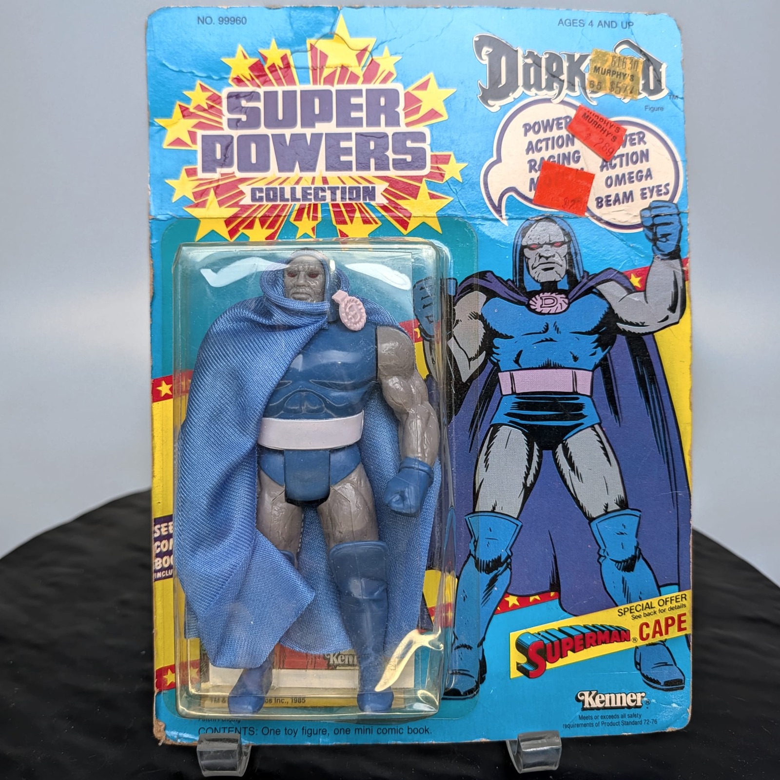 Kenner DC Super Powers Darkseid Action Figure 1984 Vintage Nuovo + Mini Fumetto