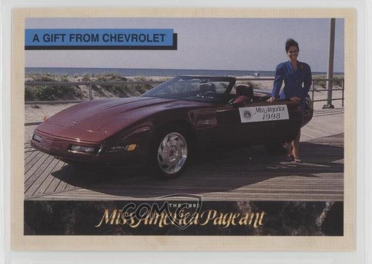 1992 Miss America Pageant Cards Un regalo da Chevrolet #4 0w6
