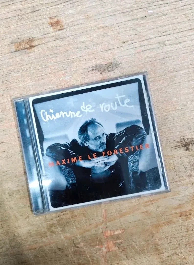 CD Maxime Le Forestier chienne de route Album Polydor Chanson française Vintage