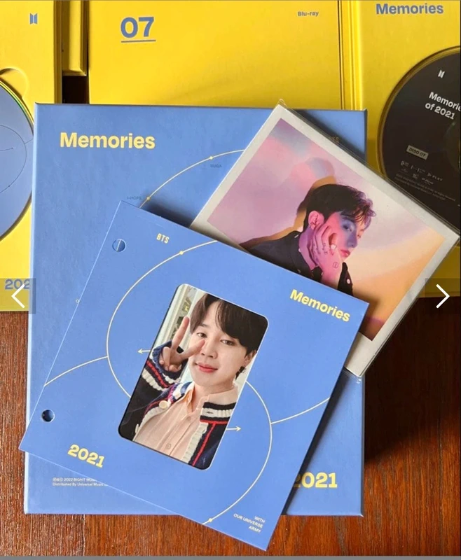 Bts memories 2021 bluray Jimin photocard