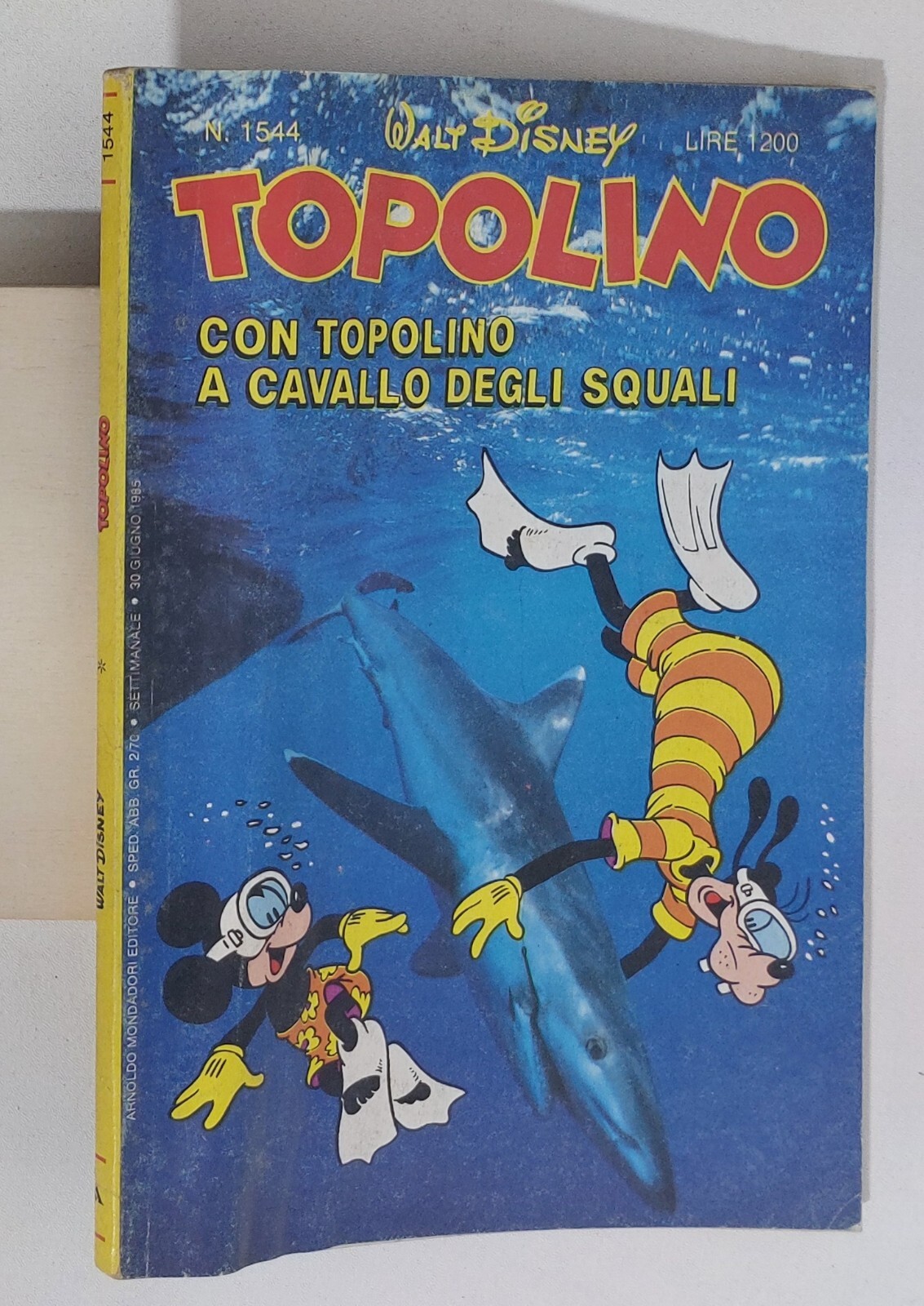 65116 TOPOLINO libretto n. 1544 - Mondadori 1985
