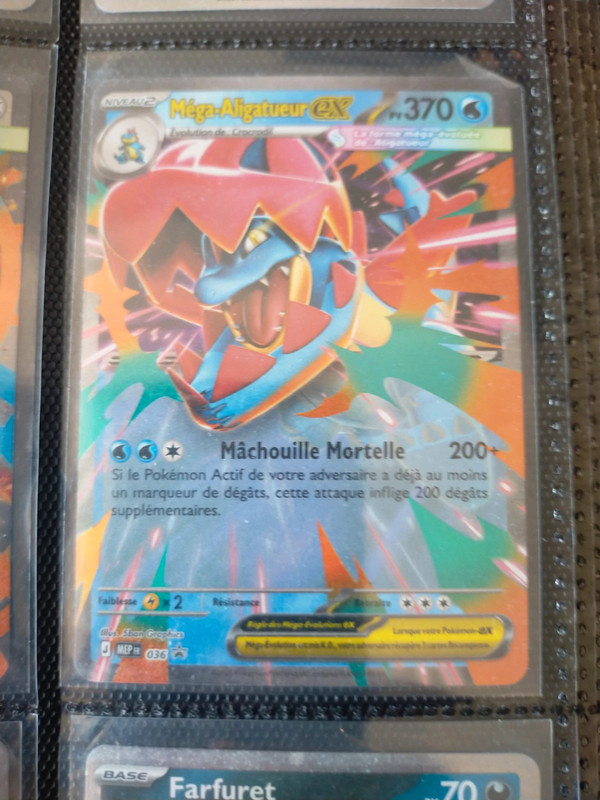 Carte pokémon méga-aligatueur promo 036