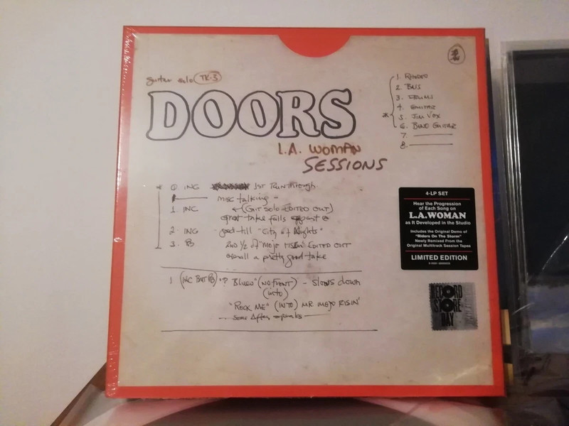 The Doors L.A. Woman Sessions Box Set Record Store Day 2022 LP Vinyl Numbered US