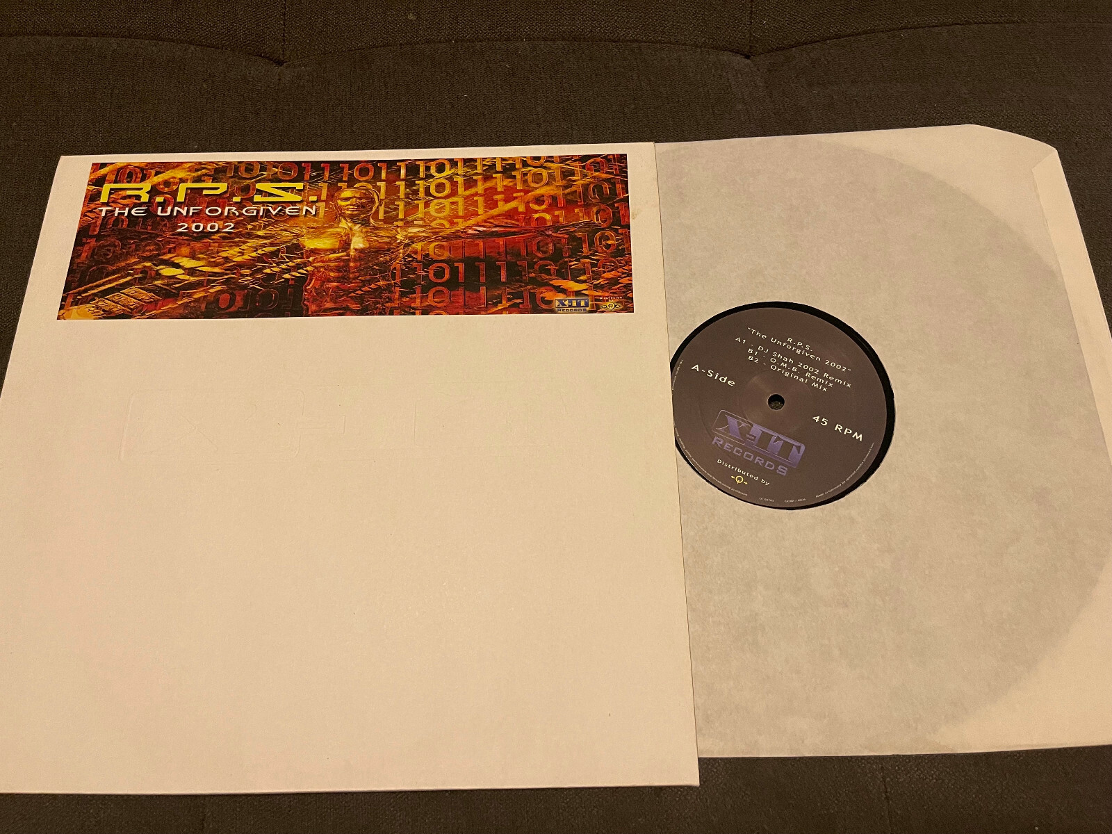 R.P.S. THE UNFORGIVEN 2002 VINYL RECORD. CLEAN