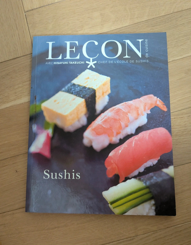 Livre leçon sushis