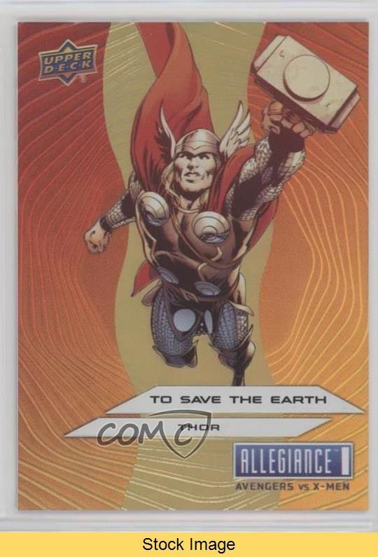 Upper Deck Allegiance Avengers vs X-Men 2023 per salvare la Terra Thor LEGGI 17u1