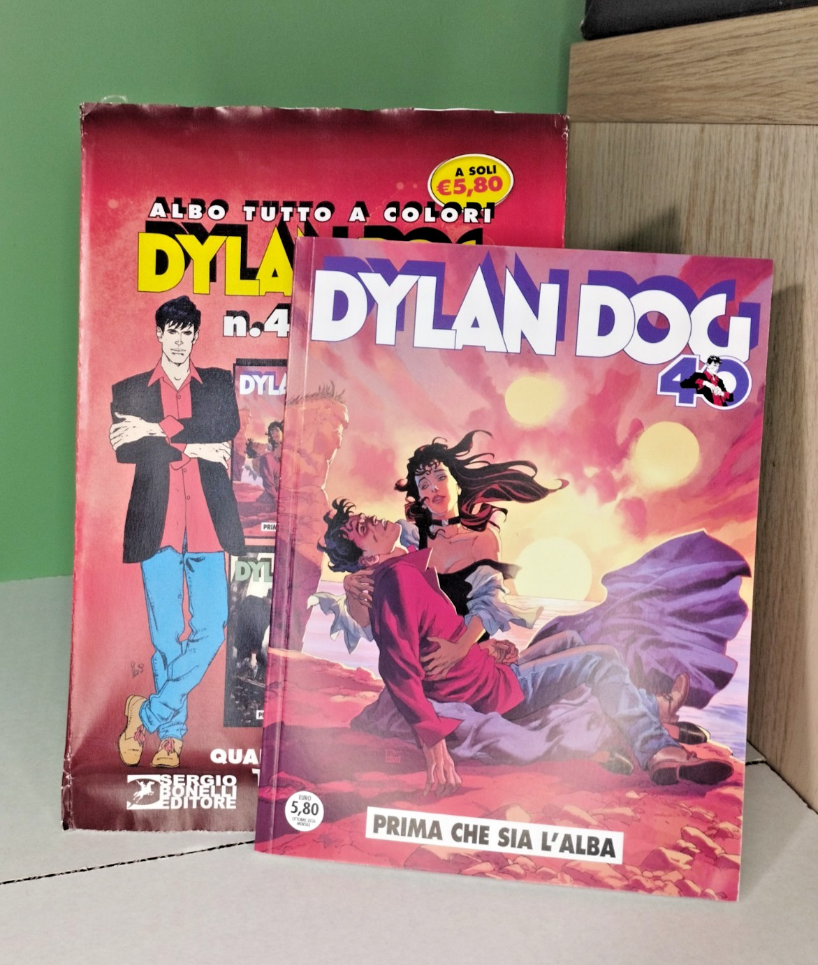 Dylan Dog n. 481 Variant Cestaro – 40° Anniversario + Busta Originale