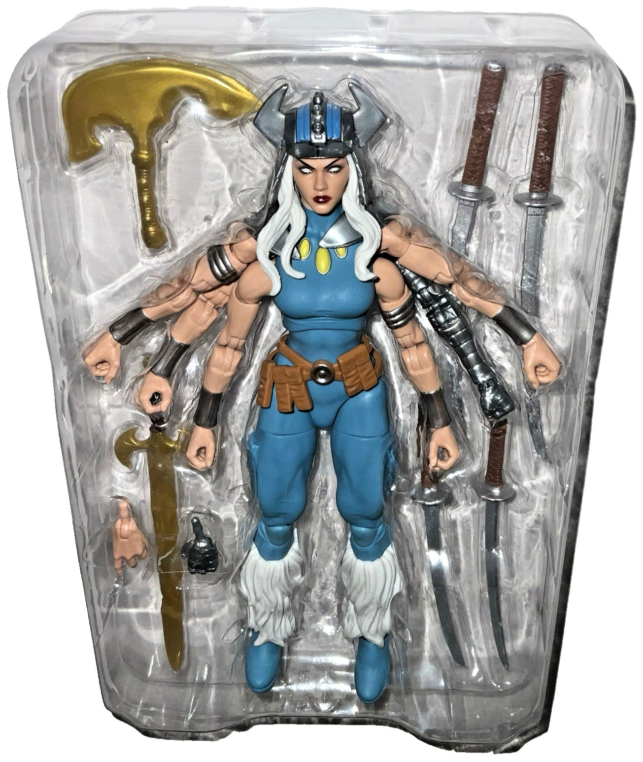 Marvel Legends MARVEL'S SPIRAL 6" Figura Spade da Strega! Uncanny XMEN retrò