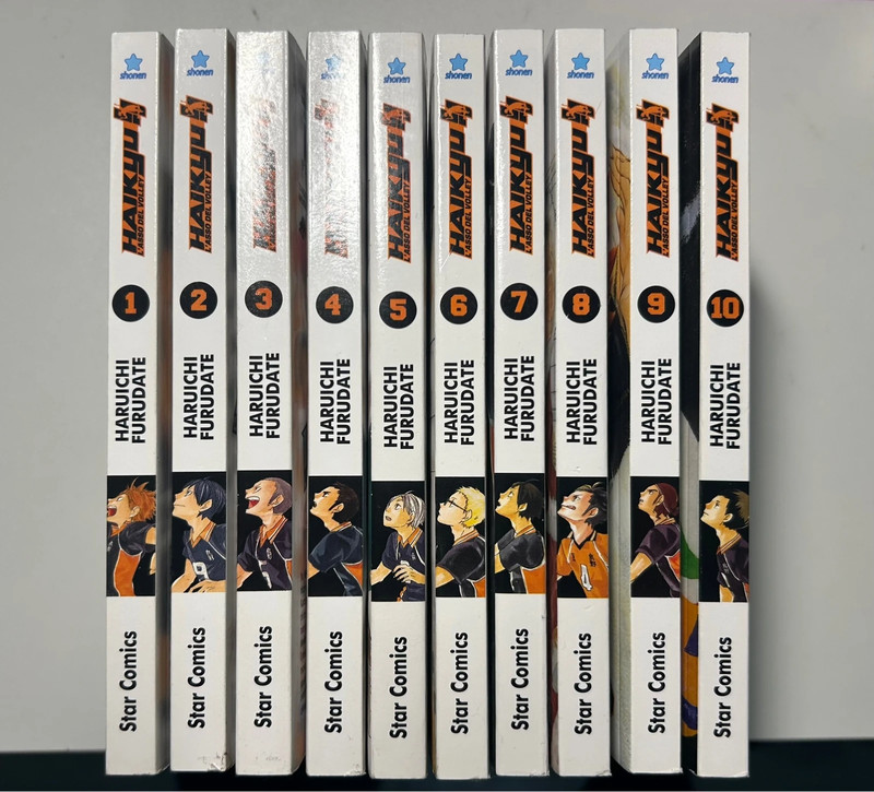 manga haikyuu 1-10
