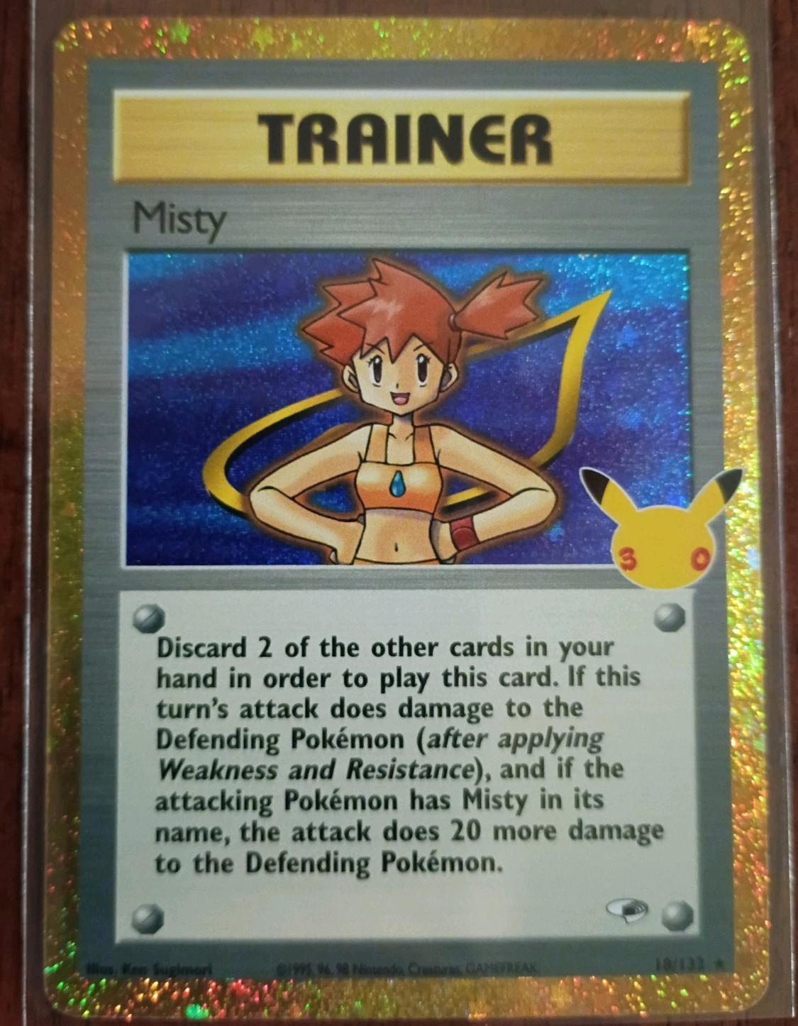 Misty Trainer Pokemon Collezione 30° Celebrazione ENG 18/132