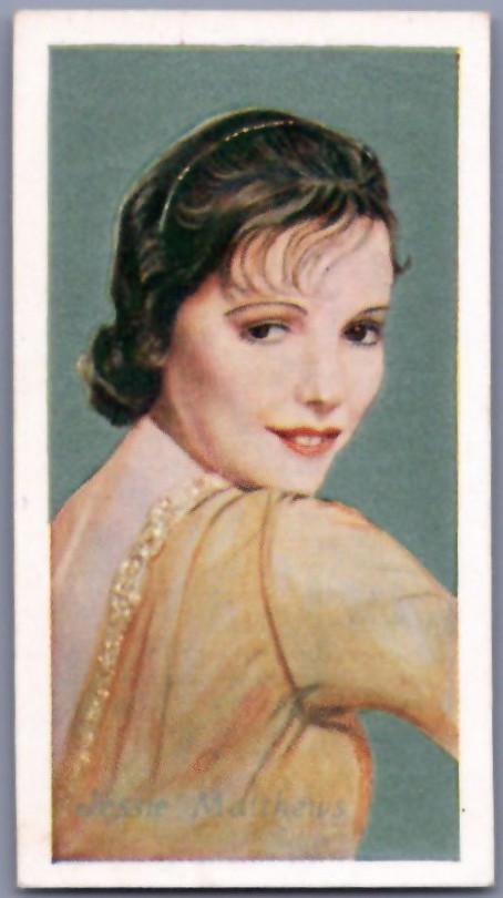 1934 Godfrey Phillips Film Favourites - Jessie Matthews #30 - *EX*