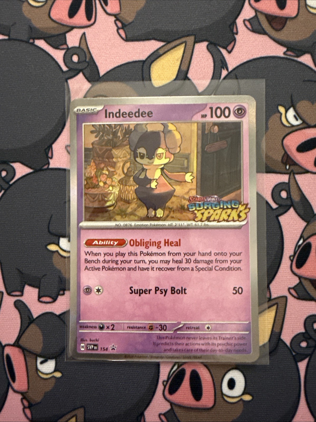 Indeedee (154) - Scarlet & Violet Promo Cards - NM