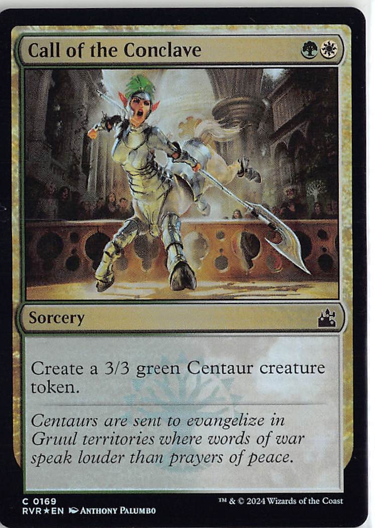 Ravnica Remastered Foil C LP 169 Richiamo del Conclave