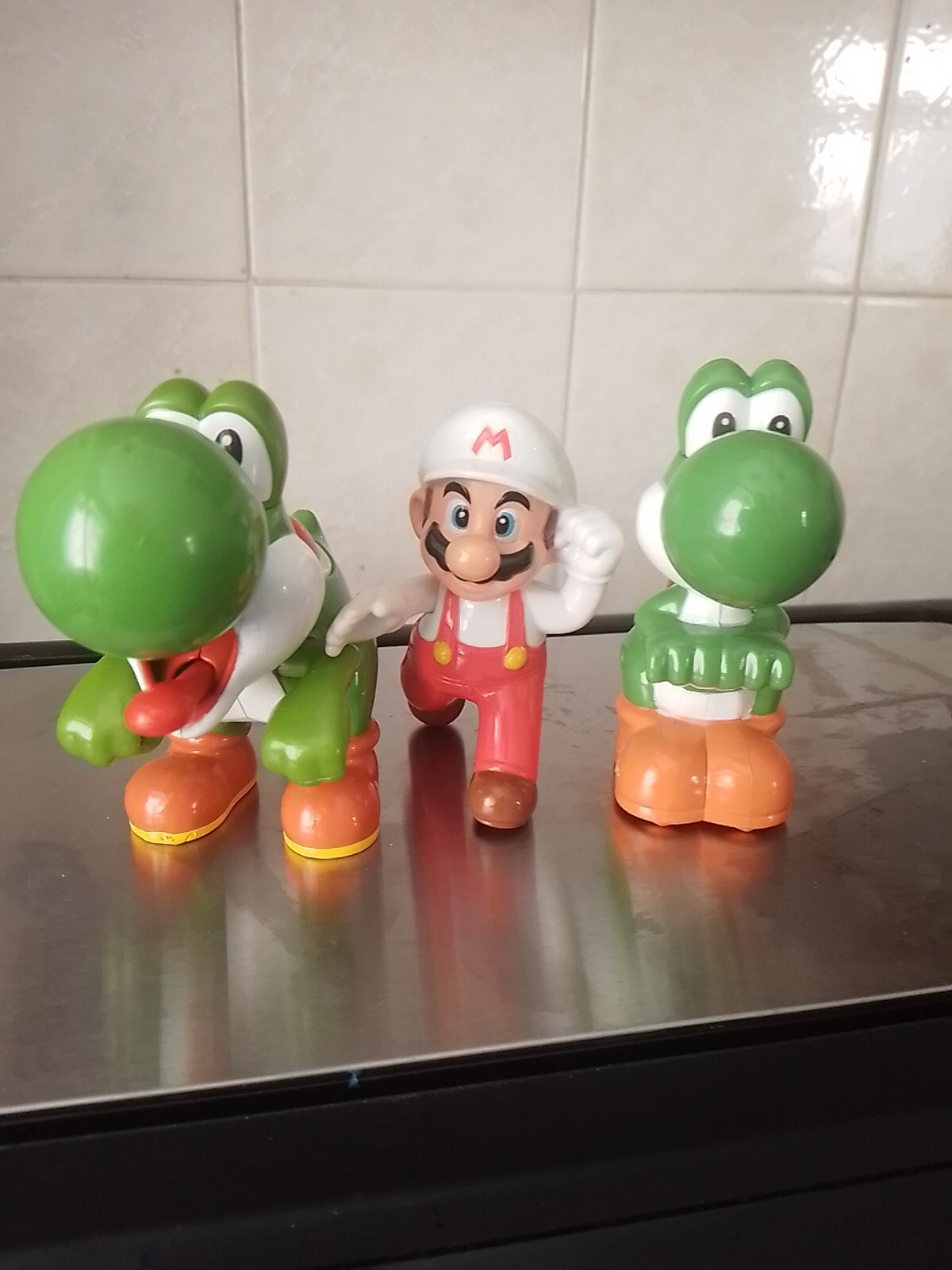 Super Mario Action Figures Bundle Job Lot Yoshi Mario Nintendo 