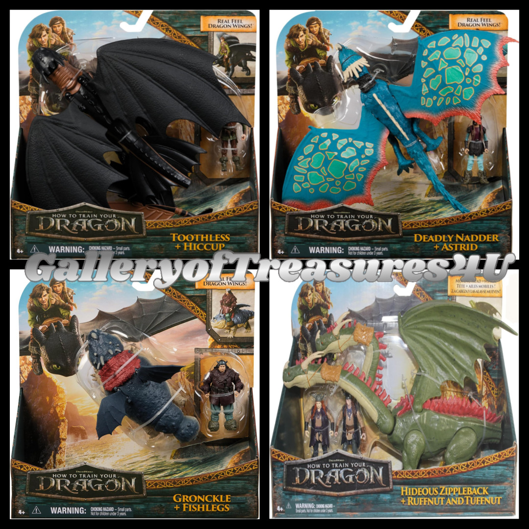 2025 How to Train Your Dragon & Action Figure Set Toothless Hiccup Nadder Astrid