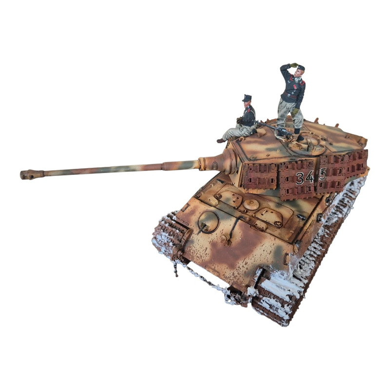 1:35 king tiger montato e colorato come da foto