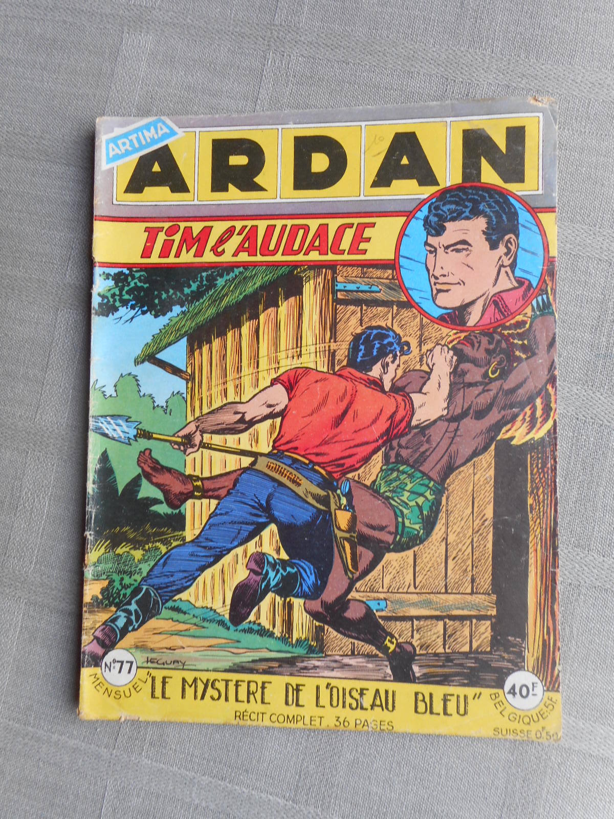 Artima Ardan Tim L'Audace 1ª Serie N° 77 1958 In Buone Condizioni