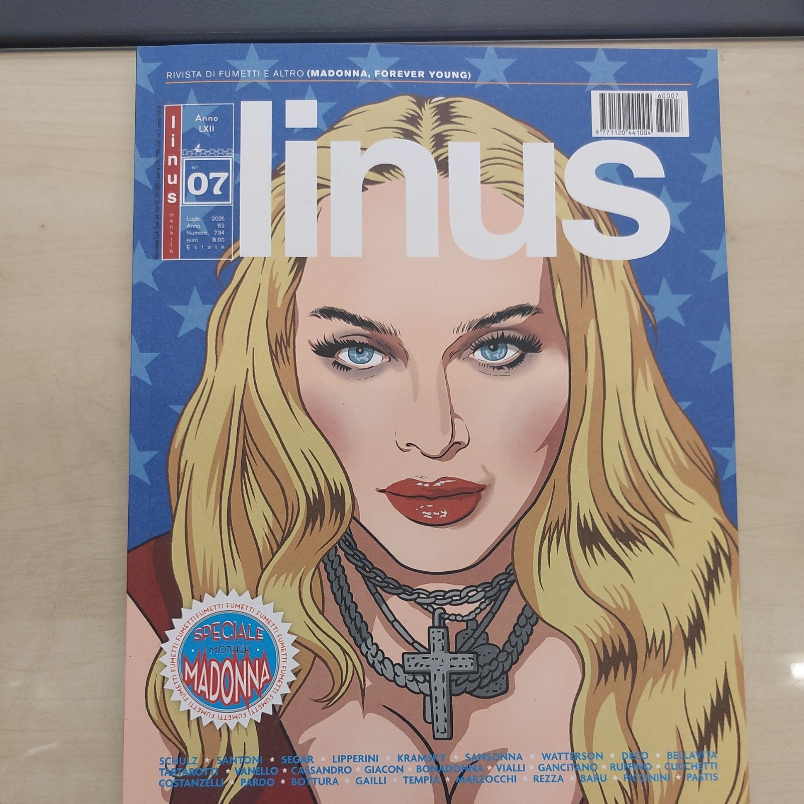 RIVISTA LINUS - Madonna, 2026 n°7