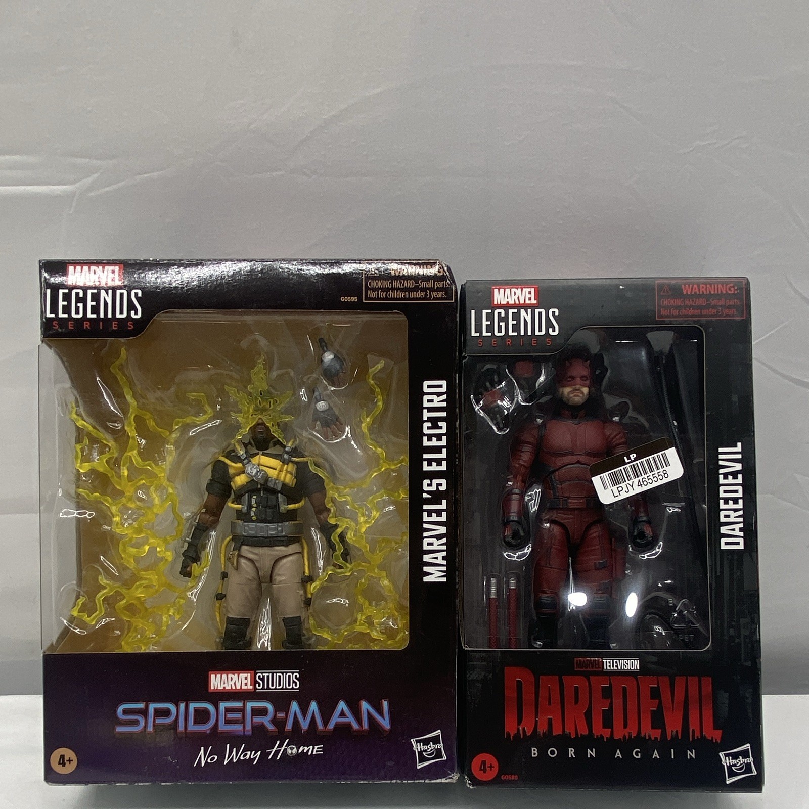Hasbro Marvel Legends Series Electro & Daredevil Spider-Man No Way Home Boxed