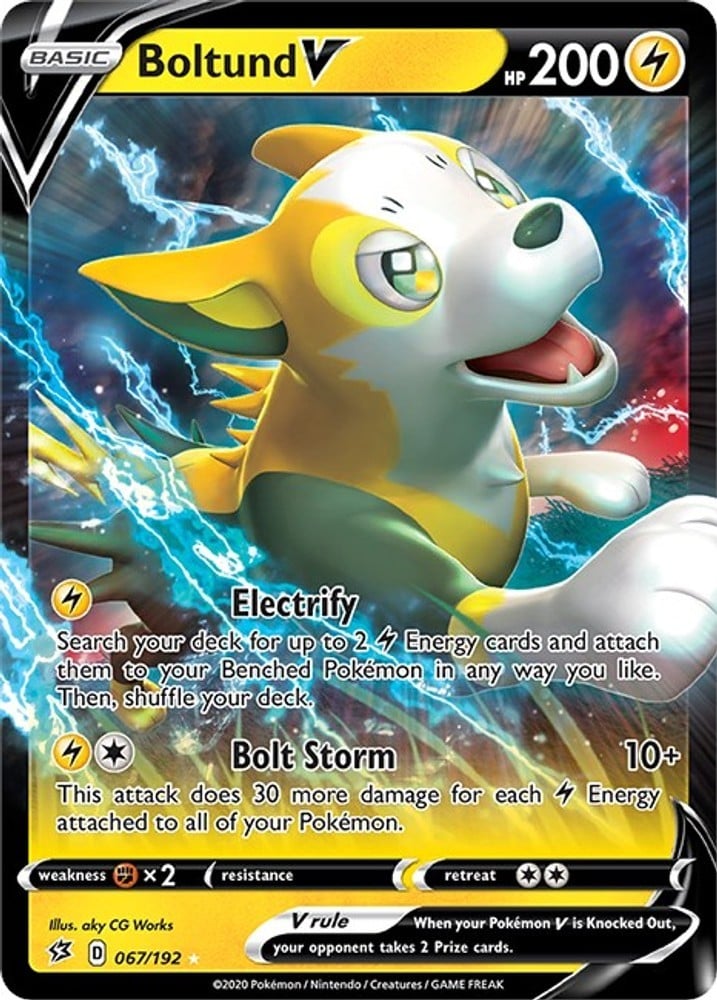 Boltund V 067/192 Holofoil NM