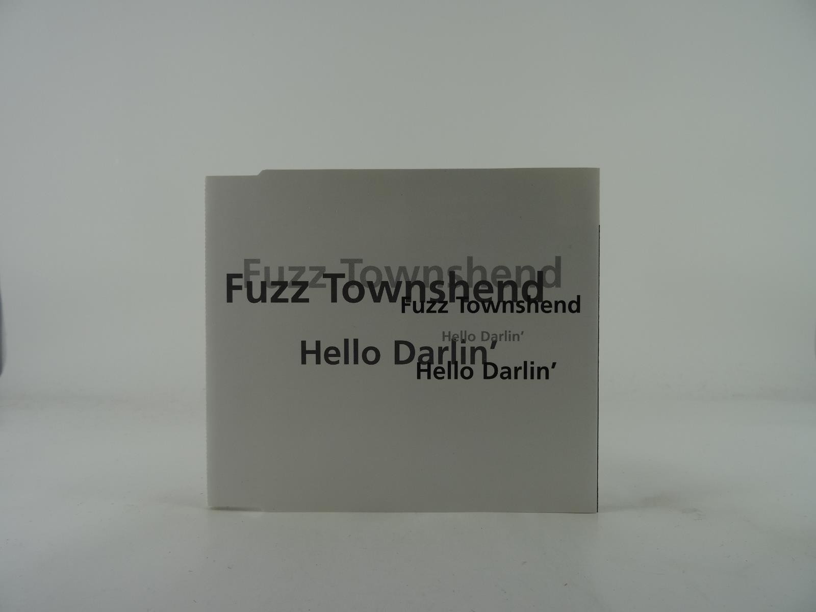 FUZZ TOWNSHEND HELLO DARLIN' (A68) 4 Track CD Single including Picture Sleeve FI