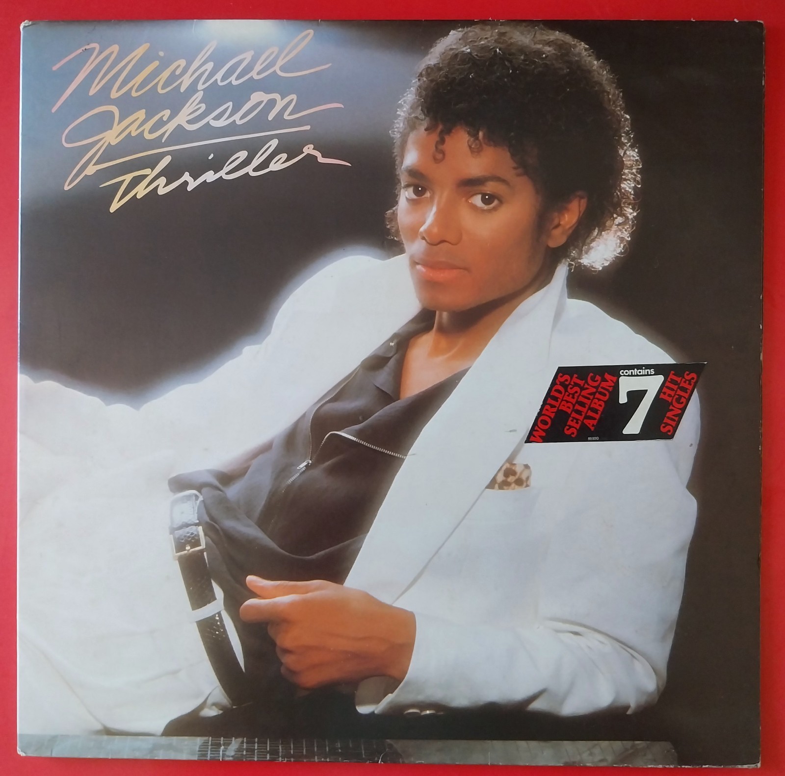 MICHAEL JACKSON " THRILLER " LP 33T HOLL N°85930/EPIC/1982/POP