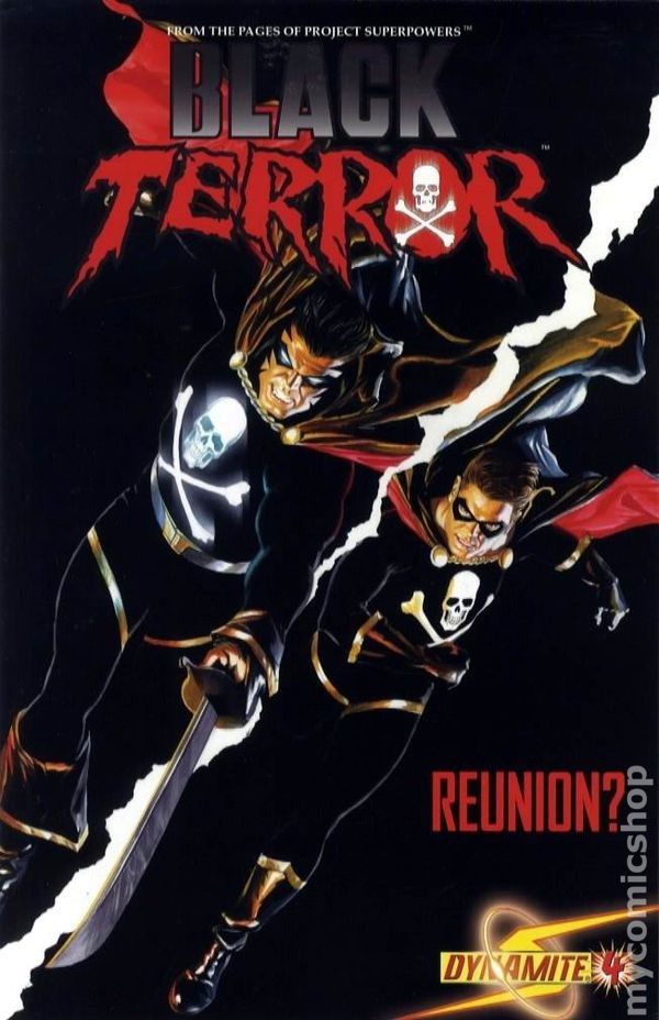 Black Terror #4A quasi nuovo 2009 immagine stock