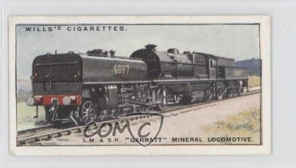 1930 Wills Railway Locomotives Tobacco LM & SR Garratt Mineral Locomotive #5 0f8