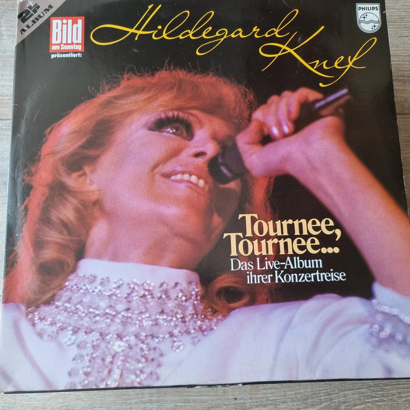 2xLP Hildegard Knef – Tournee, Tournee - Das Live-Album Ihrer Konzertreise