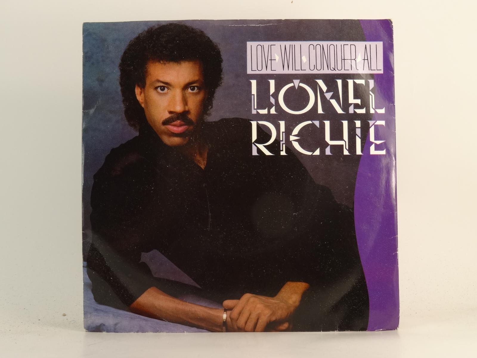 LIONEL RITCHIE LOVE WILL CONQUER ALL (76) 2 Track 7" Single plus Picture Sleeve 
