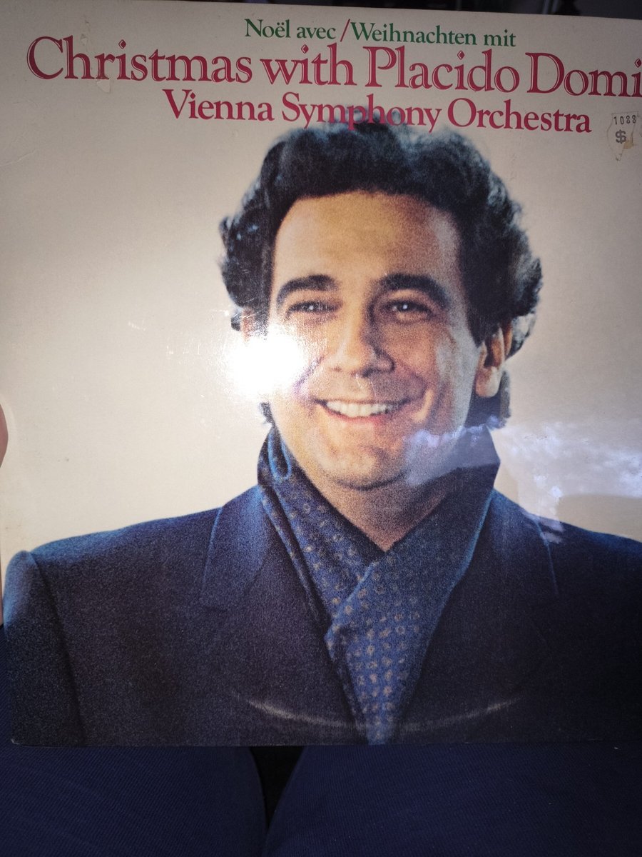 Christmas With Placido Domingo With Vienna Symphony Orchestra Vinyl LP Record 