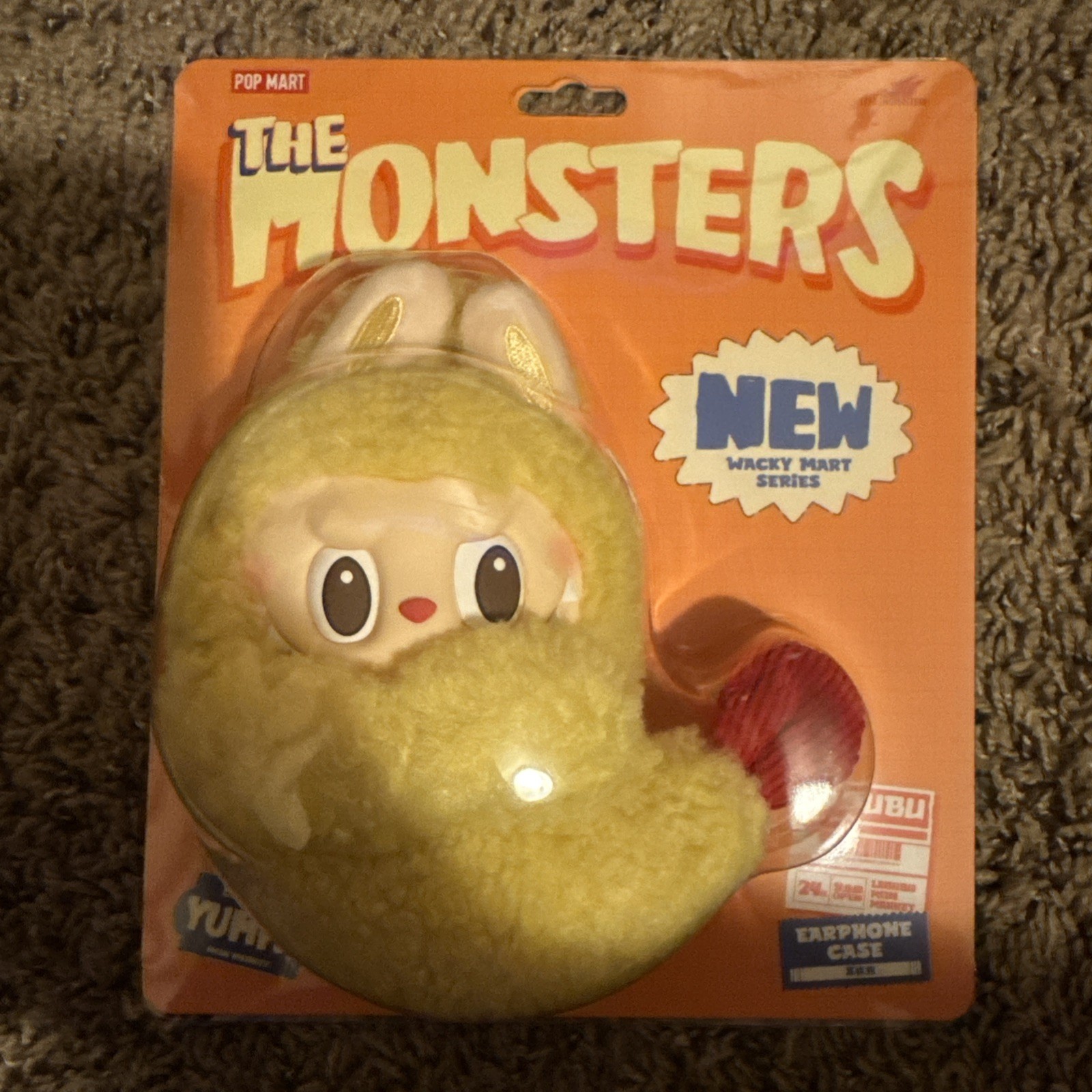NUOVISSIMA custodia auricolare The Monsters Labubu Shrimp venditore USA 100% autentica!