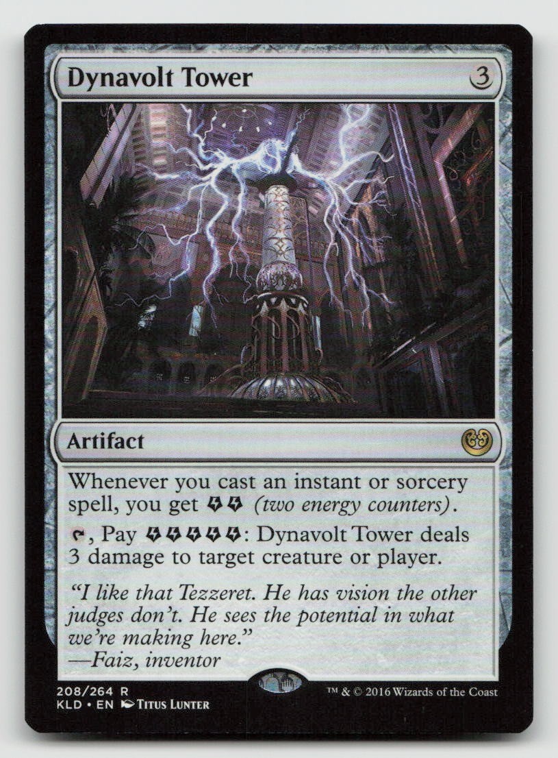 Magic: The Gathering Dynavolt Tower 208 Kaladesh quasi nuovo