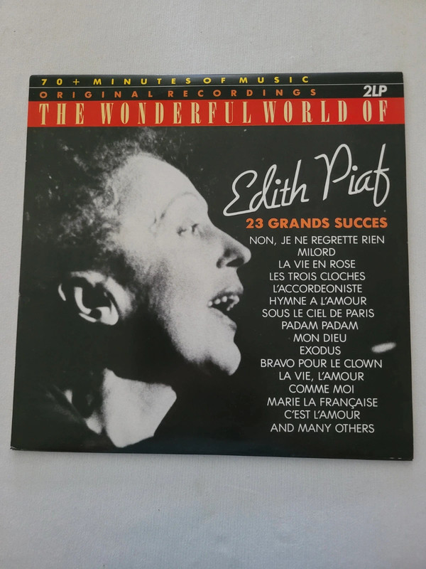 Edith Piaf – 23 Grands Succès (2LP, Verzamelalbum, 1988)