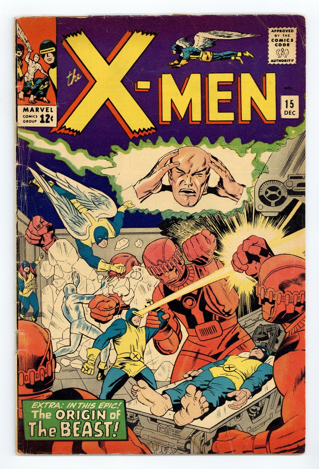 Uncanny X-Men #15 VG- 3.5 1965
