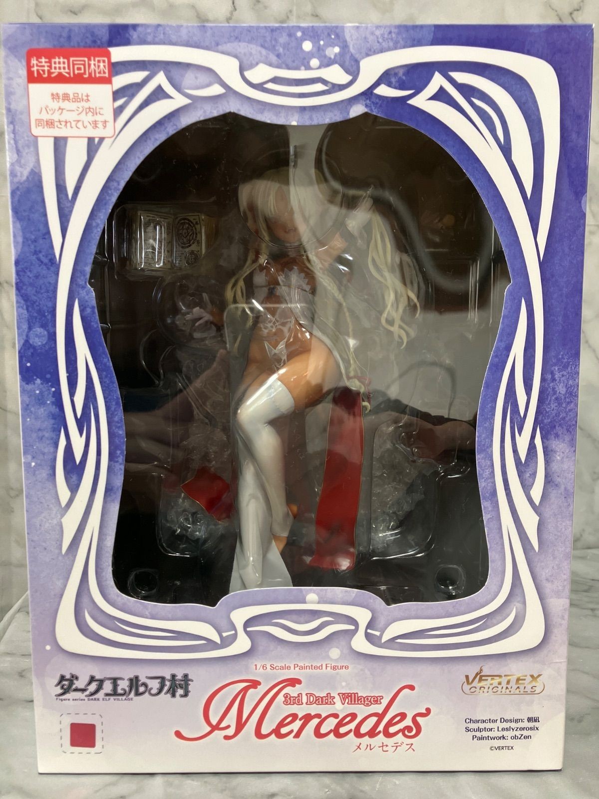 VERTEX Dark Elf Village 3rd Villager Mercedes 1/6 Figure Limited Bonus Used JP
