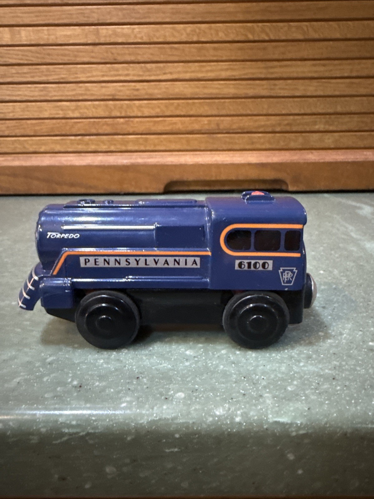 Curva di apprendimento Lionel ferrovia in legno Pennsylvania treno siluro funziona benissimo