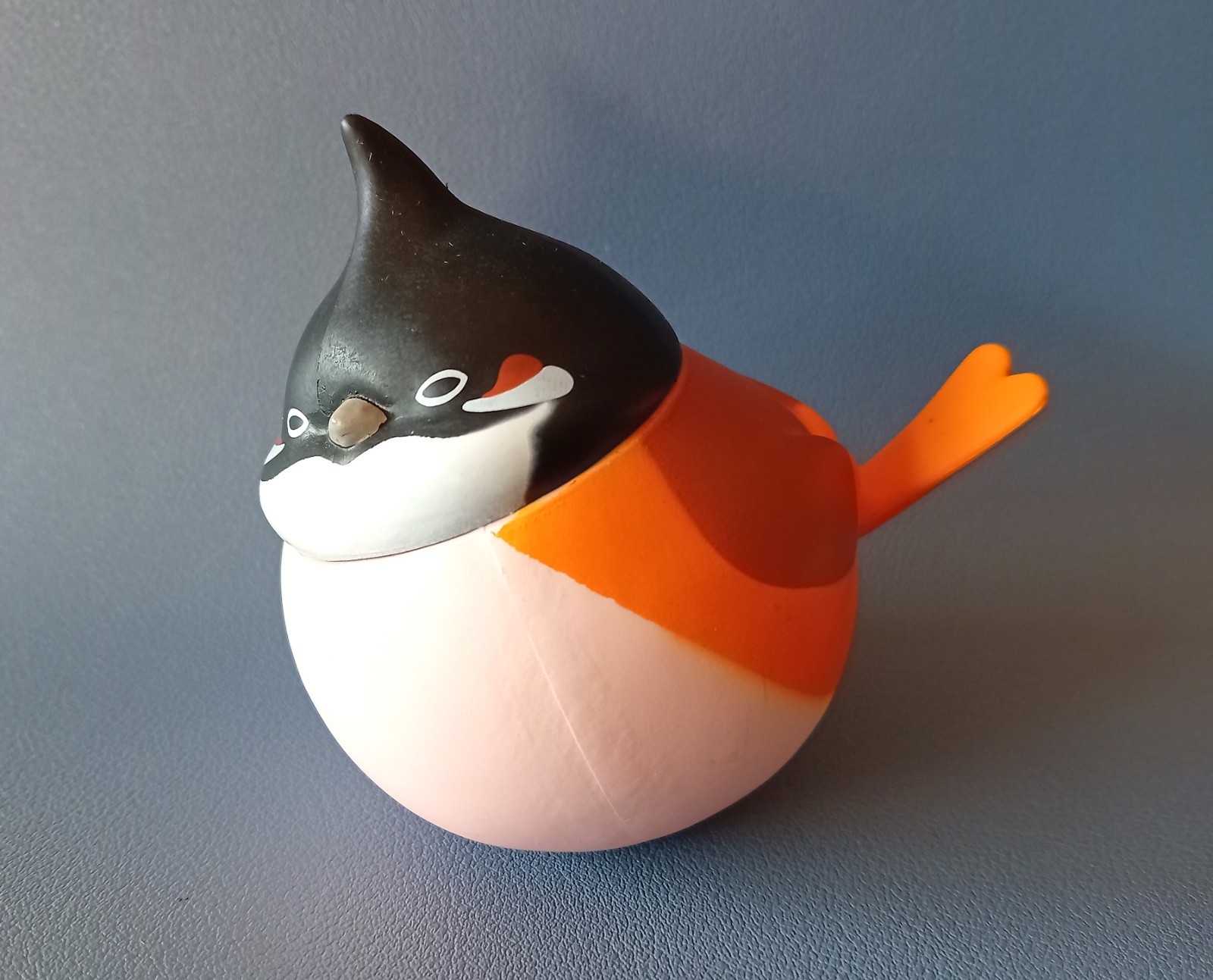 Art Toy Uccellino con cresta Pop Art Kongzoo Kawaii