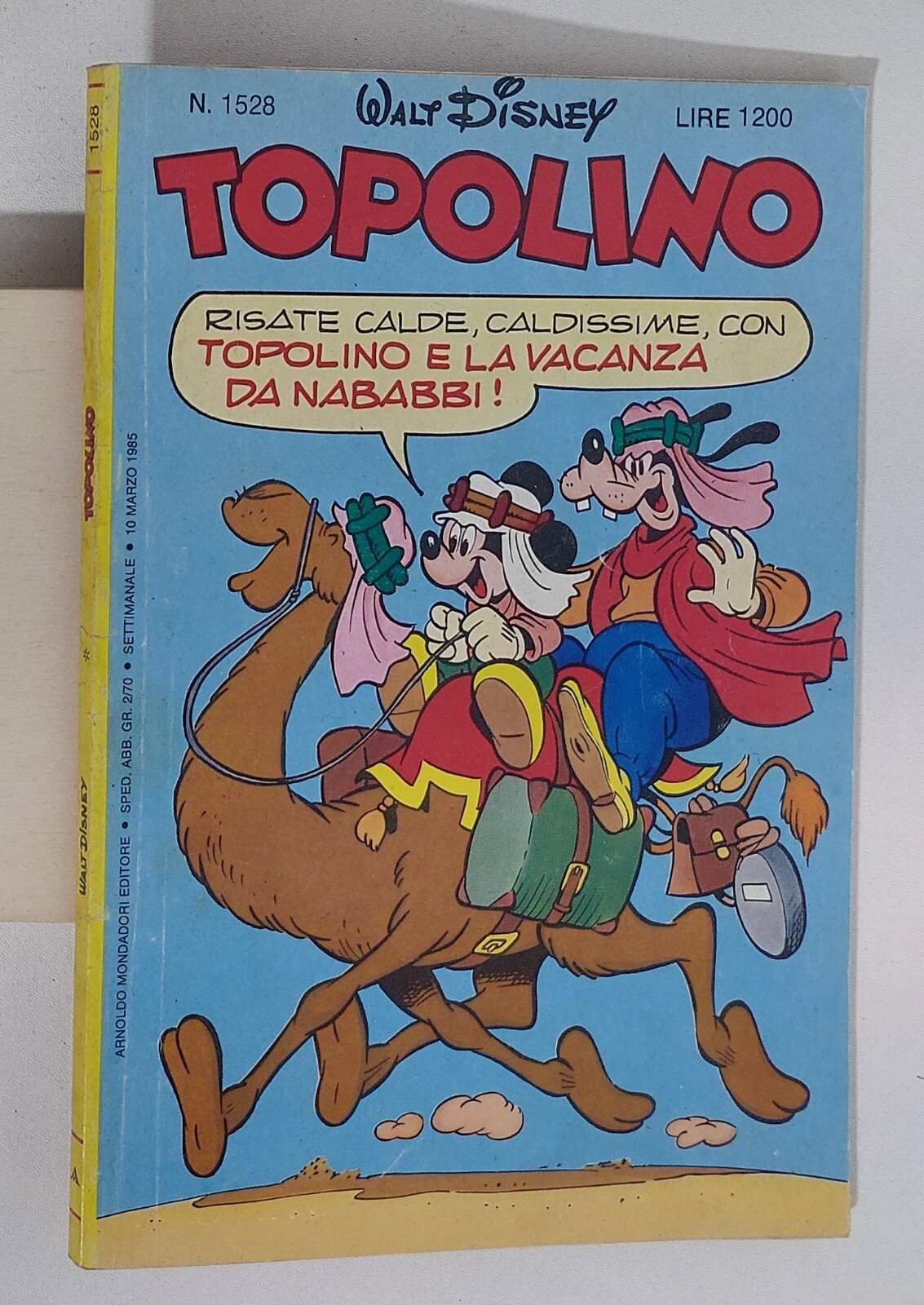65103 TOPOLINO libretto n. 1528 - Mondadori 1985