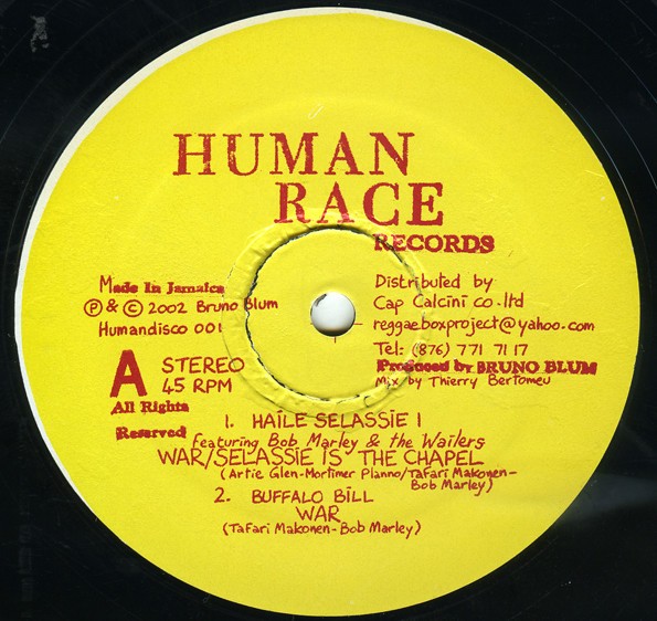12" VARIOUS War HUMANDISCO00 Human Race R JAMAICA