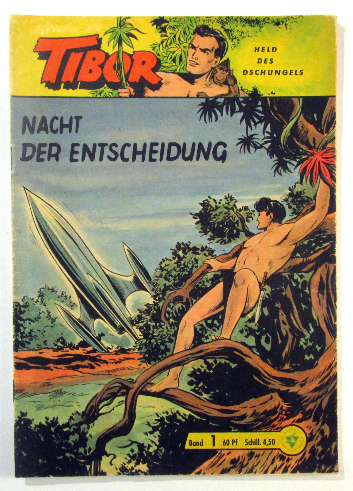 Tibor grande volume # 1 notte della decisione originale Lehning Editore 1961 da Z2 a 2-