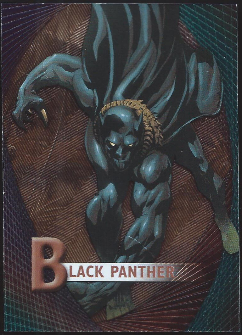 2012 Marvel Beginning Series 2 PRIME MICROMOTION Foil inciso #M-5 BLACK PANTHER