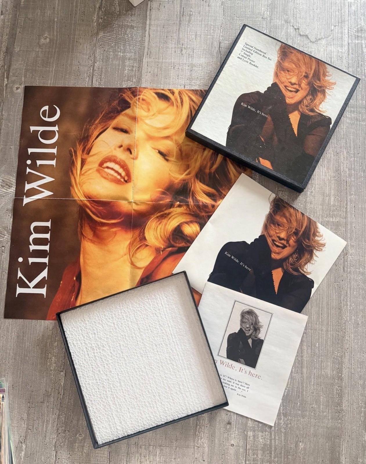 Kim Wilde It’s Here 7‘ Vinyl Limited Box Set