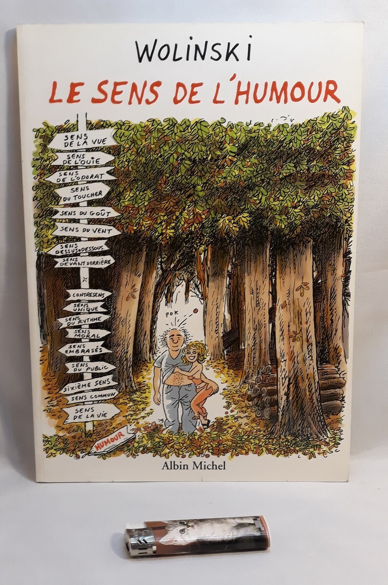 WOLINSKI – Le sens de l’humour BD ALBO FUMETTI comico erotico in francese