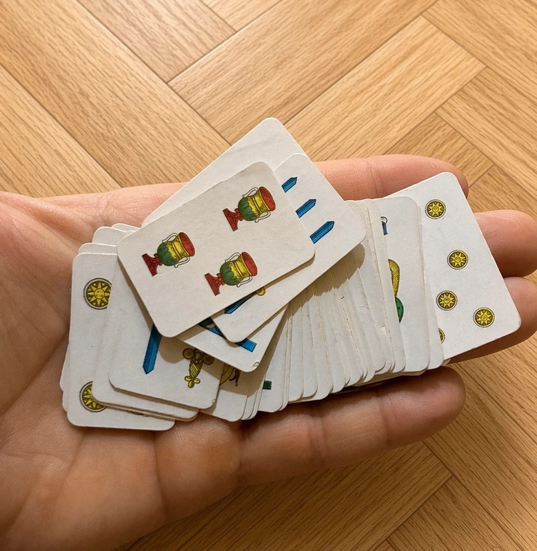 Mini carte napoletane scopa