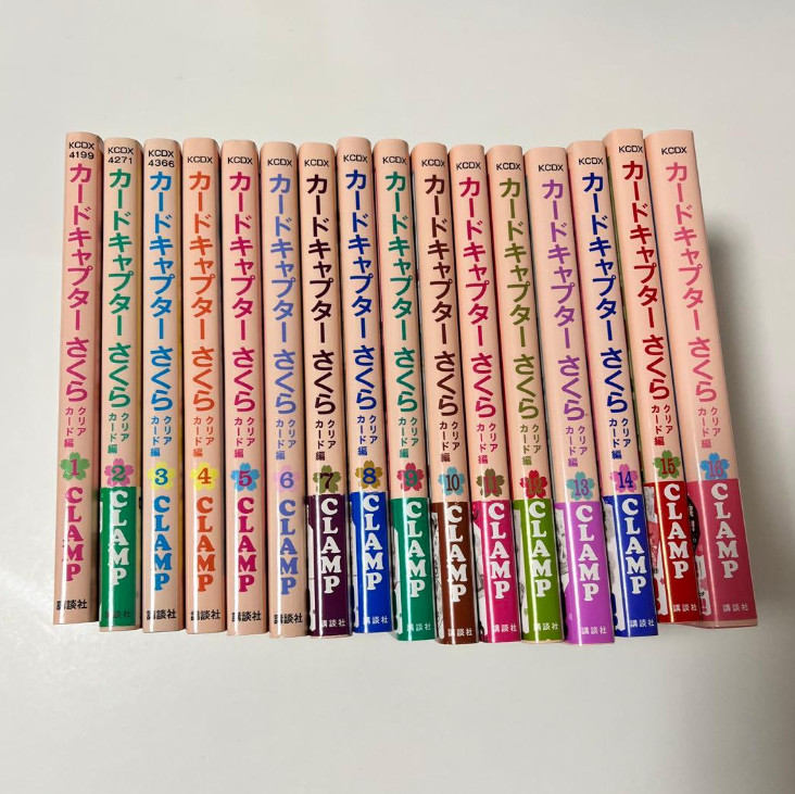 CARDCAPTOR SAKURA Clear Card Japanese Completo Comics Manga Set Vol.1-16