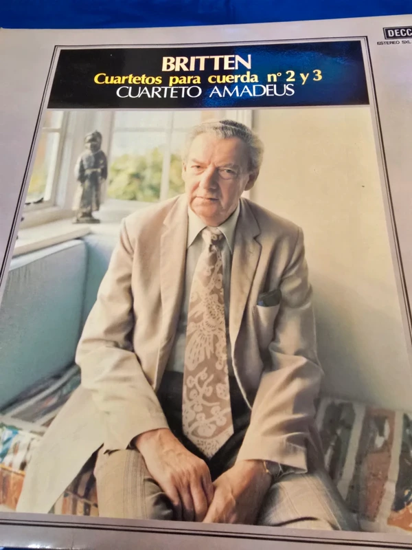 Vinilo de Benjamin Britten. Cuartetos para cuerda
