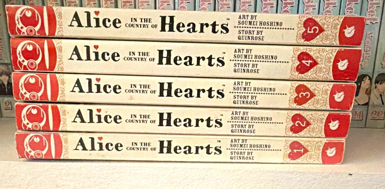 Tokyopop Alice nel paese dei cuori manga volumi 1-5 