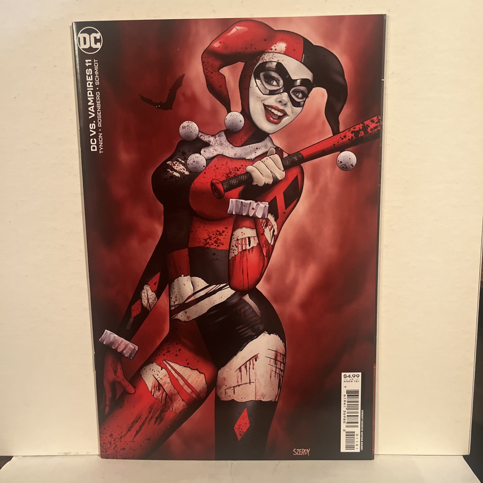 DC Vs Vampires #11 Variant Nathan Szerdy Card Stock Cover 2022 Harley Quinn